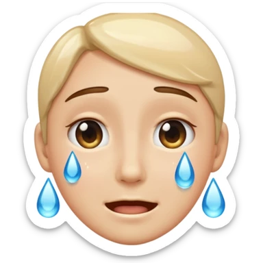 Tears of joy sticker