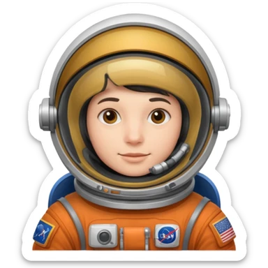 an-astronaut no hat wear sticker