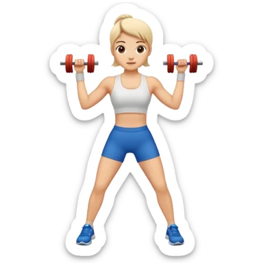 выработки привычки workout тренировка sticker