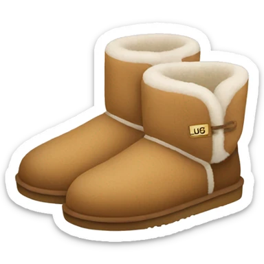 UGG slippers  sticker