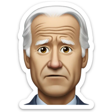 Joe biden sad sticker