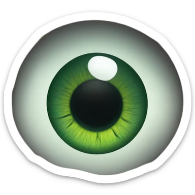 dark green raptor eye sticker