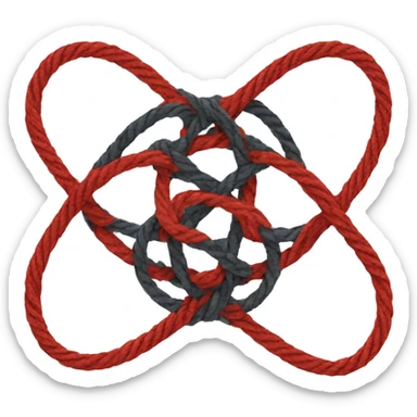 red string theory sticker