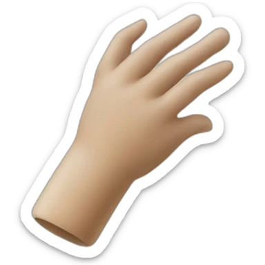 Poignet de main sticker