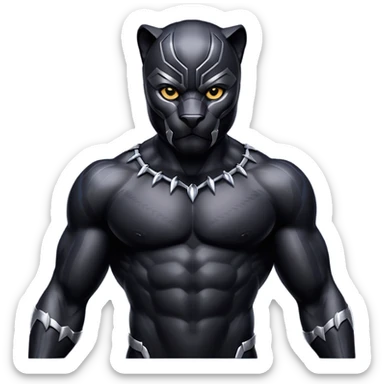 pantera negra sticker