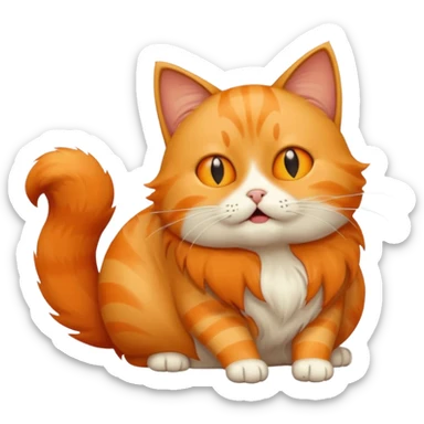 Farting cat  sticker