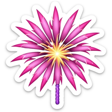 firework pink sticker