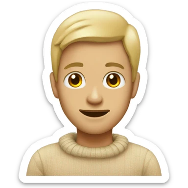 Beige Christmas  sticker