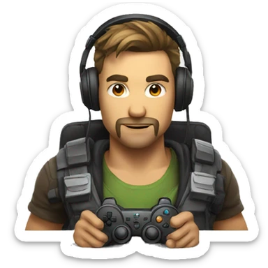 Gamer sticker