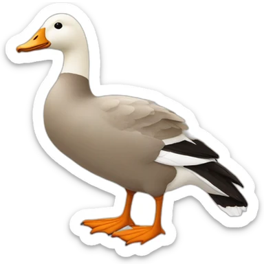 untitled-goose-holding-butterknife sticker