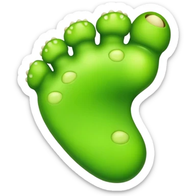 foot fungus emoji sticker