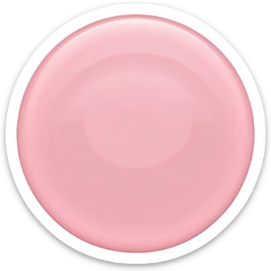 light pink circle sticker