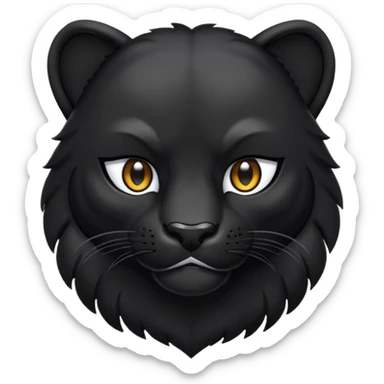 Panthère noire sticker