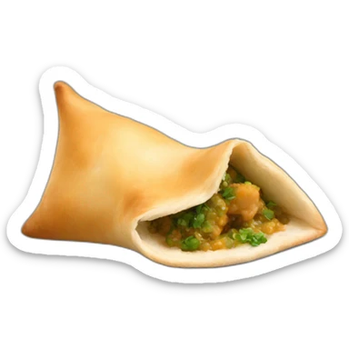 Samosa eating sticker