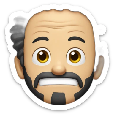 the goofy father of luffy sticker