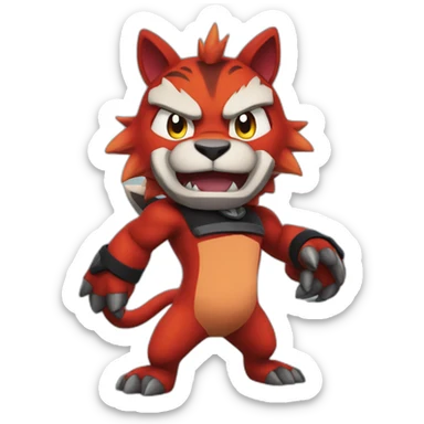 Incineroar sticker