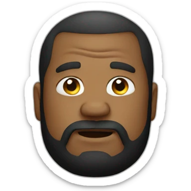 screen bad man fat sticker