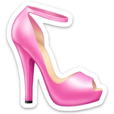 Good girl perfume pink  heel sticker
