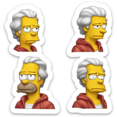 Homer Simson devient papi sticker