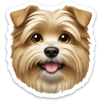 Morkie dog  sticker