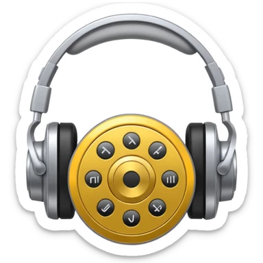 circular walkman sticker