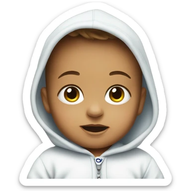 Baby with volkswagen onesie sticker