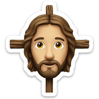 Jesus Christ on the cross sticker