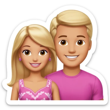 Barbie Ken sticker