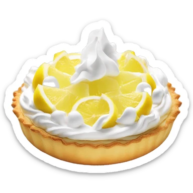 Tarte citron meringuée  sticker