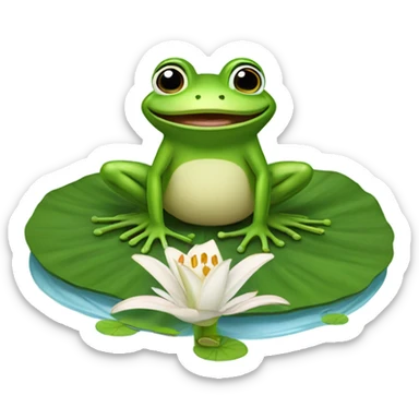 Fro guy singing sticker