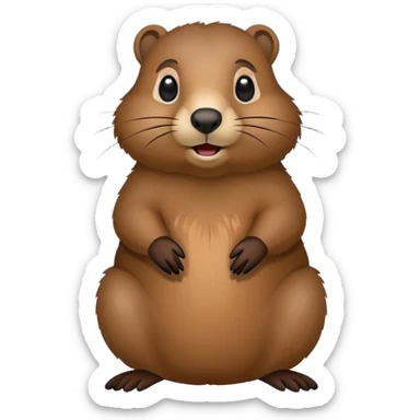 Groundhog sticker