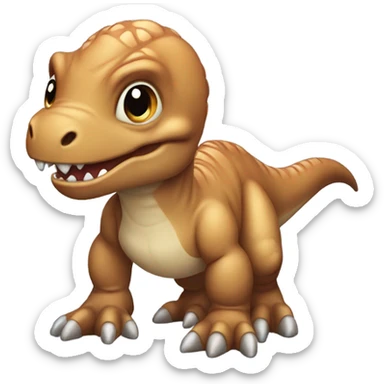 Baby T-rex sticker