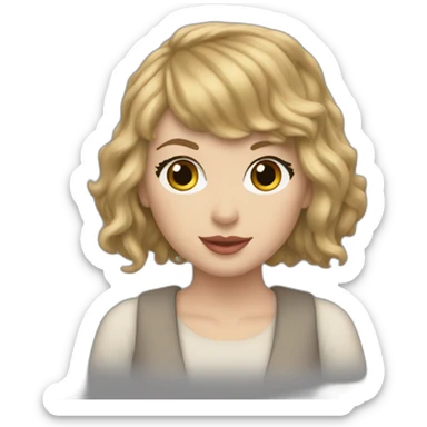 Taylor swift evermore sticker
