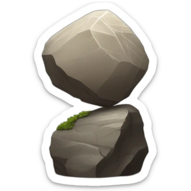 Sisyphus roll an immense boulder up a hill only for it to roll back down every time it neared the top, repeating this action for eternity sticker