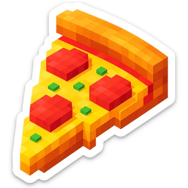 Pizza sticker