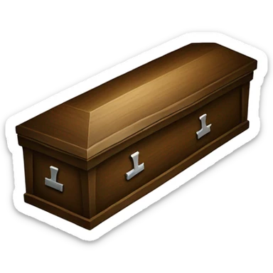 create an Emoji of a Coffin that can be visible correctly on pc sticker