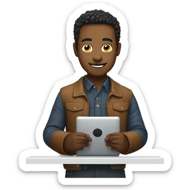 Pal is typing sticker