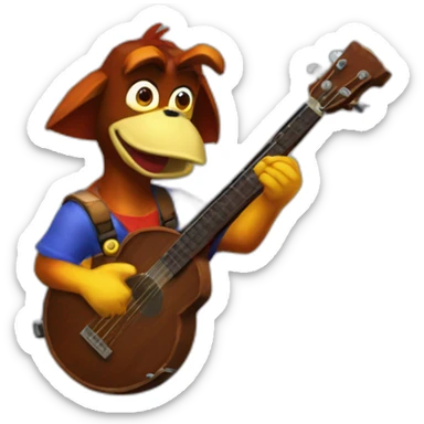 Banjo-kazooie from Nintendo 64 sticker