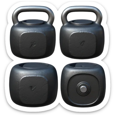 Heavy weights cast sticker