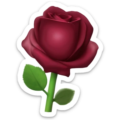 Rosa negra sticker