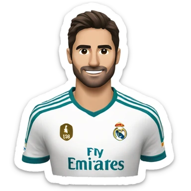 Chico rubio futbolista real madrid sticker