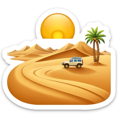 Dakar logo gara nel deserto  sticker