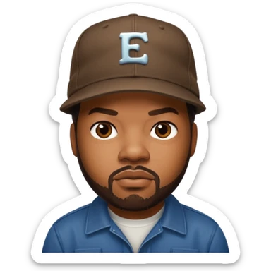 ice cube rapper sticker