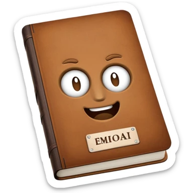 Mental issue journal book sticker