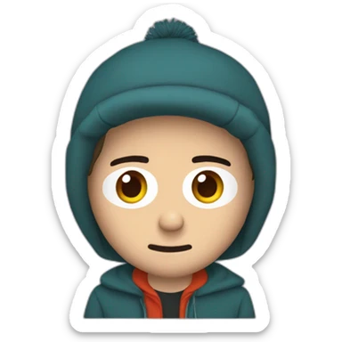 Craig Tucker South Park chullo hat sticker