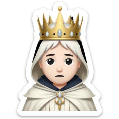 the pale king from hollow knight sticker