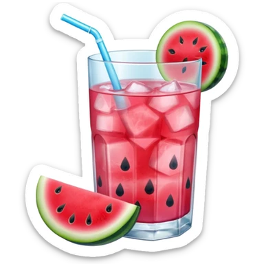 watermelon water drink sticker