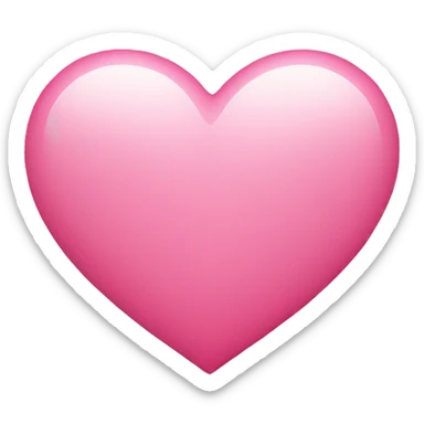 Pink heart  sticker