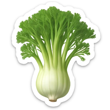 fennel bulb sticker