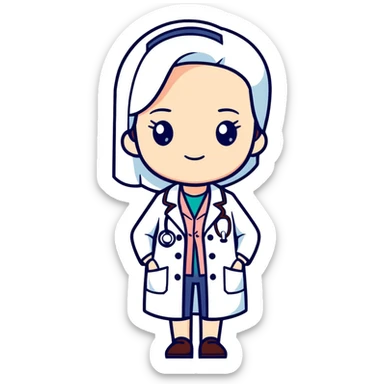Manon doctor sticker